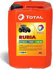 RUBIA WORKS 1000 15W40 20L TOTAL ΛΙΠΑΝΤΙΚΑ