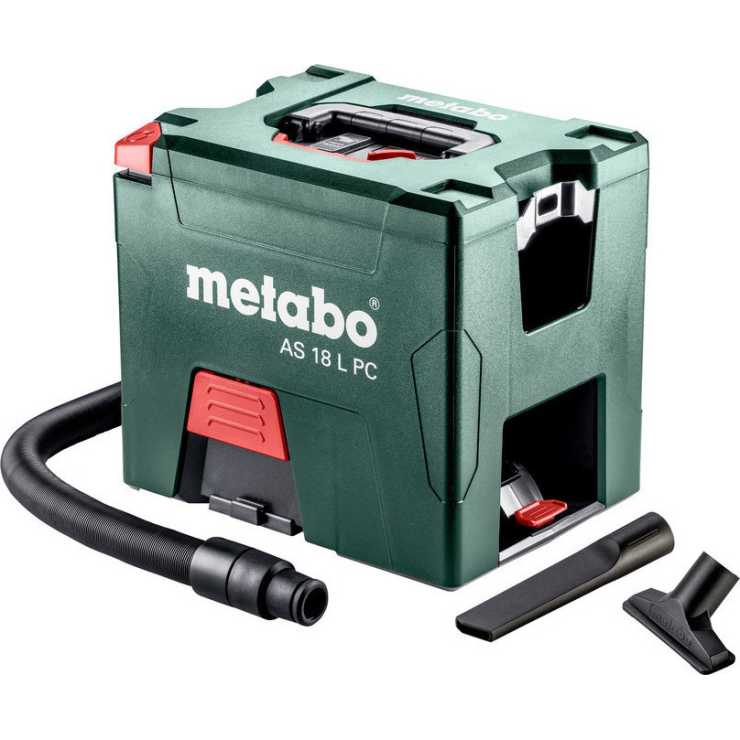 METABO 18V ΣΚΟΥΠΑ ΓΕΝΙΚΩΝ ΧΡΗΣΕΩΝ ΜΠΑΤΑΡΙΑΣ AS 18 L PC ΜΕ ΧΕΙΡΟΚΙΝΗΤΟ ΦΙΛΤΡΟ ΚΑΘΑΡΙΣΜΟΥ 602021850