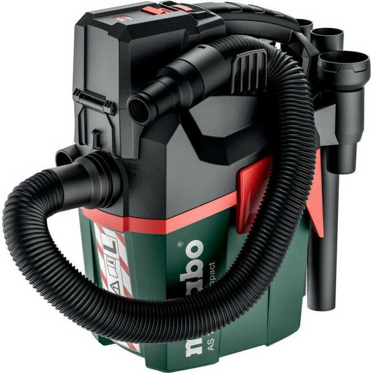 METABO 18 Volt ΣΚΟΥΠΑ ΓΕΝΙΚΩΝ ΧΡΗΣΕΩΝ ΜΠΑΤΑΡΙΑΣ AS 18 L PC Compact ΜΕ ΧΕΙΡΟΚΙΝΗΤΟ ΦΙΛΤΡΟ 602028850