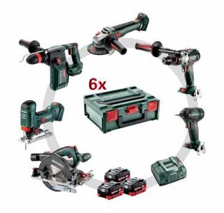 METABO 18 V COMBO ΣΕΤ ΜΠΑΤΑΡΙΑΣ 6.3.2 18 V SB 18 LTX BL I + SSD 18 LTX 200 BL + KHA 18 LTX BL 24 Q + STA 18 LTX 100 + WB 18 LTX BL 125 Q + KS 18 LTX 57 ( 685223000)