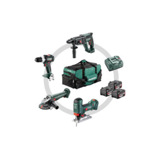 METABO SET 18V COMBO 4.3 685214000 SB 18 LT BL + W 18 L 9-125 QUICK+ KH 18 LTX 24 + STA 18 LTX 100