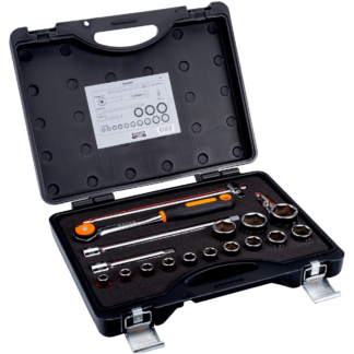 BAHCO 7818MHR ΣΕΤ ΜΕ ΚΑΡΥΔΑΚΙΑ 1/2'' ΜΕΤΑΛΛΙΚΗ ΚΑΣΕΤΙΝΑ