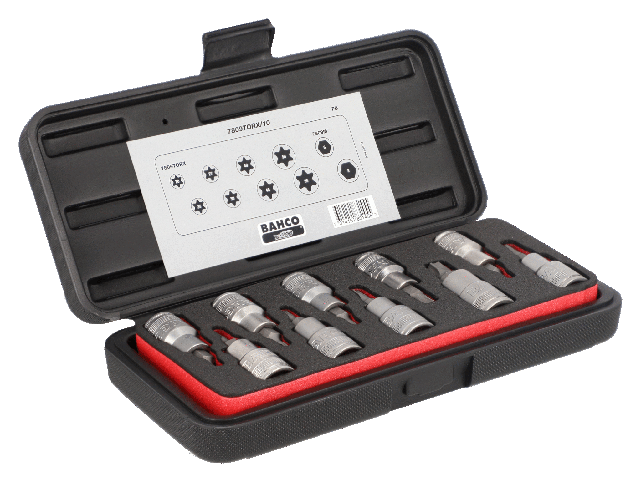 BAHCO 7809TORX/10 ΣΥΛΛΟΓΗ ΑΠΟ ΚΑΡΥΔΑΚΙΑ ΜΕ ΜΥΤΗ TORX ΚΑΙ PHILLIPS 10 ΤΕΜΑΧΙΩΝ