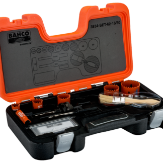 BAHCO 3834-62-16/50 ΣΕΤ ΔΙΜΕΤΑΛΛΙΚΩΝ ΠΟΤΗΡΟΤΡΥΠΑΝΩΝ SANDFLEX