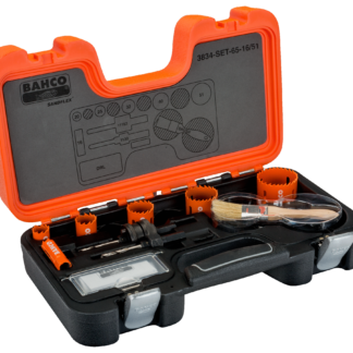 BAHCO 3834-65-16/51 ΣΕΤ ΔΙΜΕΤΑΛΛΙΚΩΝ ΠΟΤΗΡΟΤΡΥΠΑΝΩΝ SANDFLEX