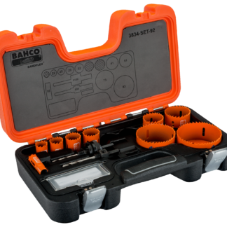 BAHCO 3834-92 ΣΕΤ ΔΙΜΕΤΑΛΛΙΚΩΝ ΠΟΤΗΡΟΤΡΥΠΑΝΩΝ SANDFLEX 