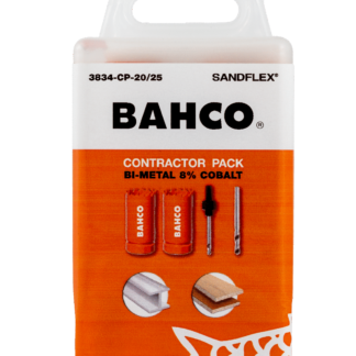 BAHCO 3834-CP-20/25 ΣΕΤ ΔΙΜΕΤΑΛΛΙΚΟΥ ΠΟΤΗΡΟΤΡΥΠΑΝΟΥ SANDFLEX 20X4MM + 25X4MM - 11 ΤΕΜΑΧΙΑ 