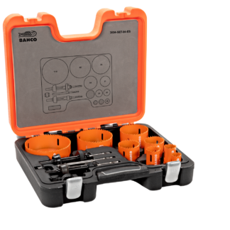 BAHCO 3834-SET-84-ES ΣΕΤ ΔΙΜΕΤΑΛΛΙΚΟΥ ΠΟΤΗΡΟΤΡΥΠΑΝΟΥ SANDFLEX 25MM - 114MM 12 ΤΕΜΑΧΙΑ