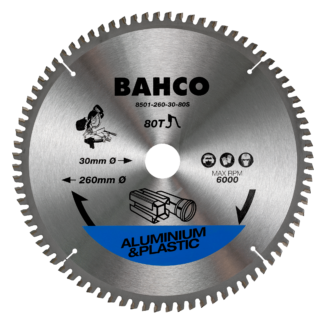 BAHCO 8501-AP ΠΡΙΟΝΟΔΙΣΚΟΙ ΓΙΑ ΑΛΟΥΜΙΝΙΟ ΚΑΙ ΠΛΑΣΤΙΚΟ ΣΕ ΦΑΛΤΣΟΠΡΙΟΝΑ 