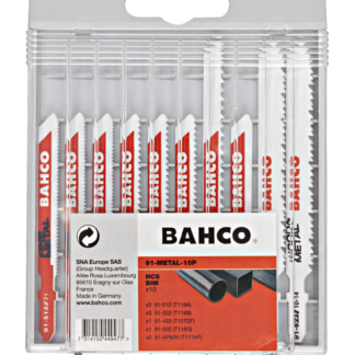 BAHCO 91-METAL-10P ΣΕΤ ΛΕΠΙΔΩΝ ΣΕΓΑΣ ΓΙΑ ΜΕΤΑΛΛΑ 10 ΤΕΜΑΧΙΑ 