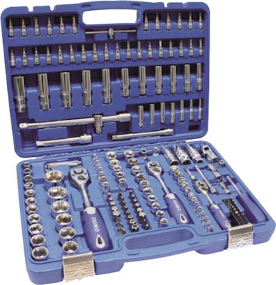 IRIMO SET 130-173-4 ΚΑΣΕΤΙΝΑ ΚΑΡΥΔΑΚΙΑ 1/2" / 1/4" / 3/8" 173 ΤΜΧ