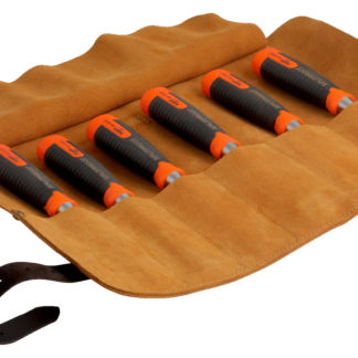 BAHCO 434-S6-LR 6 ΤΕΜΑΧΙΑ ERGO ΣΕΤ ΣΜΙΛΗΣ ΜΕ ΠΡΟΣΤΑΣΙΑ ΑΠΟ ΔΙΑΣΧΙΣΗ ΣΕ ΔΕΡΜΑΤΙΝΟ ΤΥΛΙΓΟΜΕΝΟ ΣΑΚΟ 