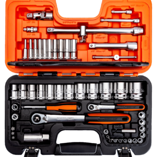 BAHCO S560 1/4" ΚΑΙ 1/2" ΣΕΤ ΜΕ ΚΑΡΥΔΑΚΙΑ 56 ΤΕΜΑΧΙΑ. ΔΩΔΕΚΑΓΩΝΑ ΚΑΡΥΔΑΚΙΑ 