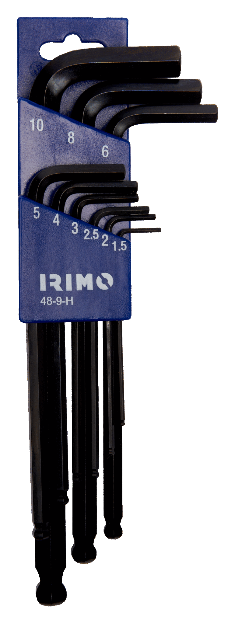 IRIMO 48-9H ΣΕΤ ΜΑΚΡΙΑ ΚΛΕΙΔΙΑ ALLEN ΣΦΑΙΡΙΚΗΣ ΚΕΦΑΛΗΣ, ΜΑΥΡΟΥ ΦΙΝΙΡΙΣΜΑΤΟΣ