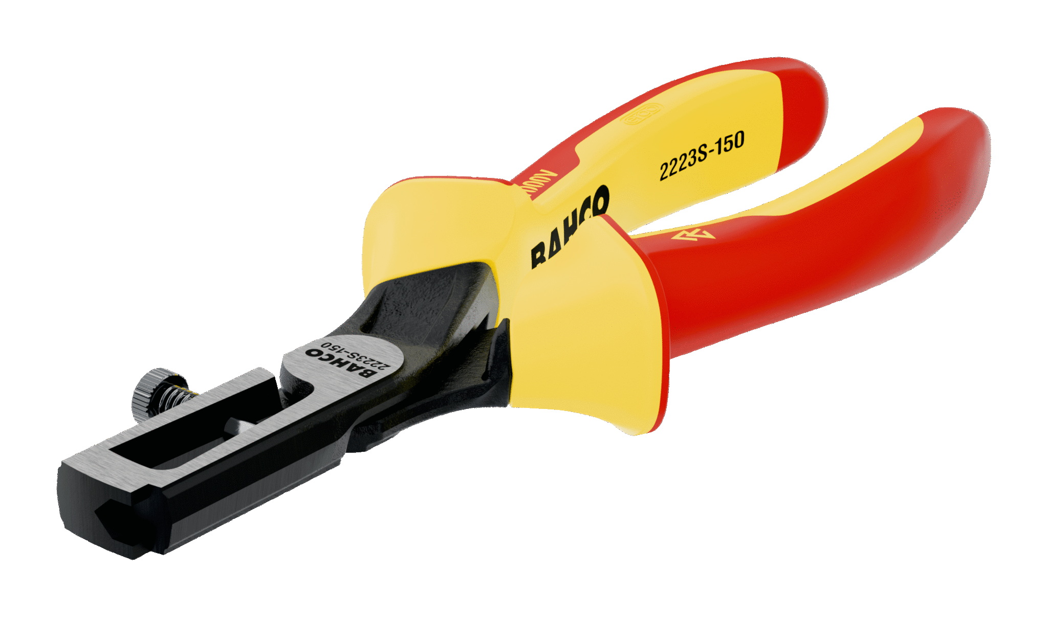 BAHCO 2223S ΠΕΝΣΑ ERGO ΑΠΟΓΥΜΝΩΣΗΣ ΚΑΛΩΔΙΩΝ ΜΕ ΜΟΝΩΜΕΝΕΣ ΛΑΒΕΣ ΔΥΟ ΣΥΣΤΑΤΙΚΩΝ ΚΑΙ ΦΙΝΙΡΙΣΜΑ ΦΩΣΦΑΤΩΣΗΣ