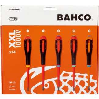BAHCO BE-9876S ΣΕΤ ΜΕΜΟΝΩΜΕΝΑ ΚΑΤΣΑΒΙΔΙΑ ERGO ΓΙΑ ΒΙΔΕΣ ΙΣΙΕΣ PHILLIPS,POZIDRIV,TORX ΚΑΙ COMBI PZ 14 ΤΕΜ