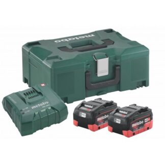 METABO 2 ΜΠΑΤΑΡΙΕΣ ΚΑΙ ΤΑΧΥΦΟΡΤΙΣΤΗΣ 18V LIHDX 2 X 8.0 AH + METABOX 145