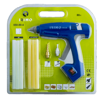IRIMO 550-80-4 ΠΙΣΤΟΛΙ ΚΟΛΛΑΣ ΜΕ 12 ΡΑΒΔΟΥΣ ΚΟΛΛΑΣ ΚΑΙ ΑΚΡΟΦΥΣΙΑ