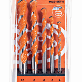 BAHCO 4629-SET-5 ΣΕΤ ΤΡΥΠΑΝΙΩΝ ΠΟΛΛΑΠΛΩΝ ΑΚΡΩΝ ΜΕ ΑΚΡΟ ΚΑΡΒΙΔΙΟΥ 5ΤΜΧ