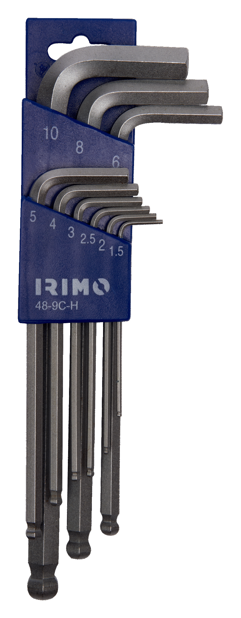 IRIMO 48-9C-H ΣΕΤ ΜΕ ΕΞΑΓΩΝΑ ΕΠΙΧΡΩΜΙΩΜΕΝΑ ΜΕΤΡΙΚΑ ΑΛΛΕΝ ΜΕ ΣΦΑΙΡΙΚΗ ΜΥΤΗ 9 ΤΜΧ