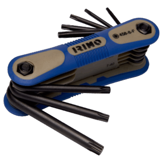 IRIMO 458-8-F ΣΕΤ ΜΕΤΡΙΚΩΝ ΚΛΕΙΔΙΩΝ TORX ΜΕ ΜΑΥΡΟ ΦΙΝΙΡΙΣΜΑ,ΠΤΥΣΣΟΜΕΝΑ 8 ΤΜΧ