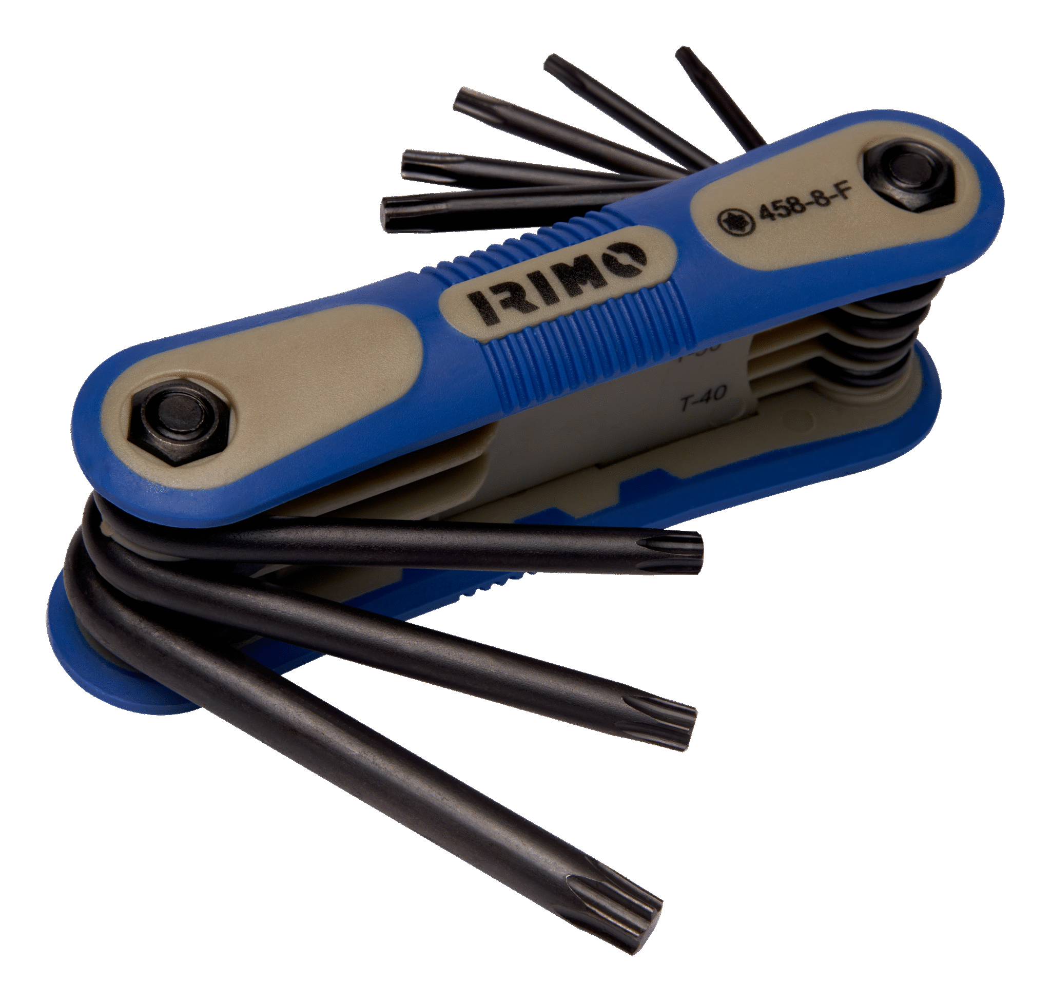 IRIMO 458-8-F ΣΕΤ ΜΕΤΡΙΚΩΝ ΚΛΕΙΔΙΩΝ TORX ΜΕ ΜΑΥΡΟ ΦΙΝΙΡΙΣΜΑ,ΠΤΥΣΣΟΜΕΝΑ 8 ΤΜΧ