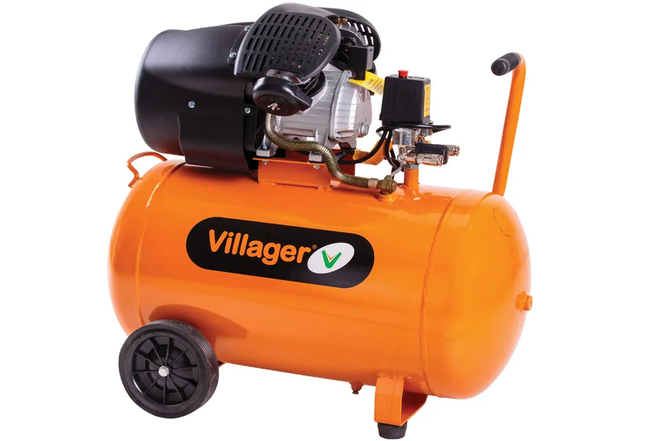 Αεροσυμπιεστής VAT VE 100 D – 2200W | Δεξαμενή 100L
